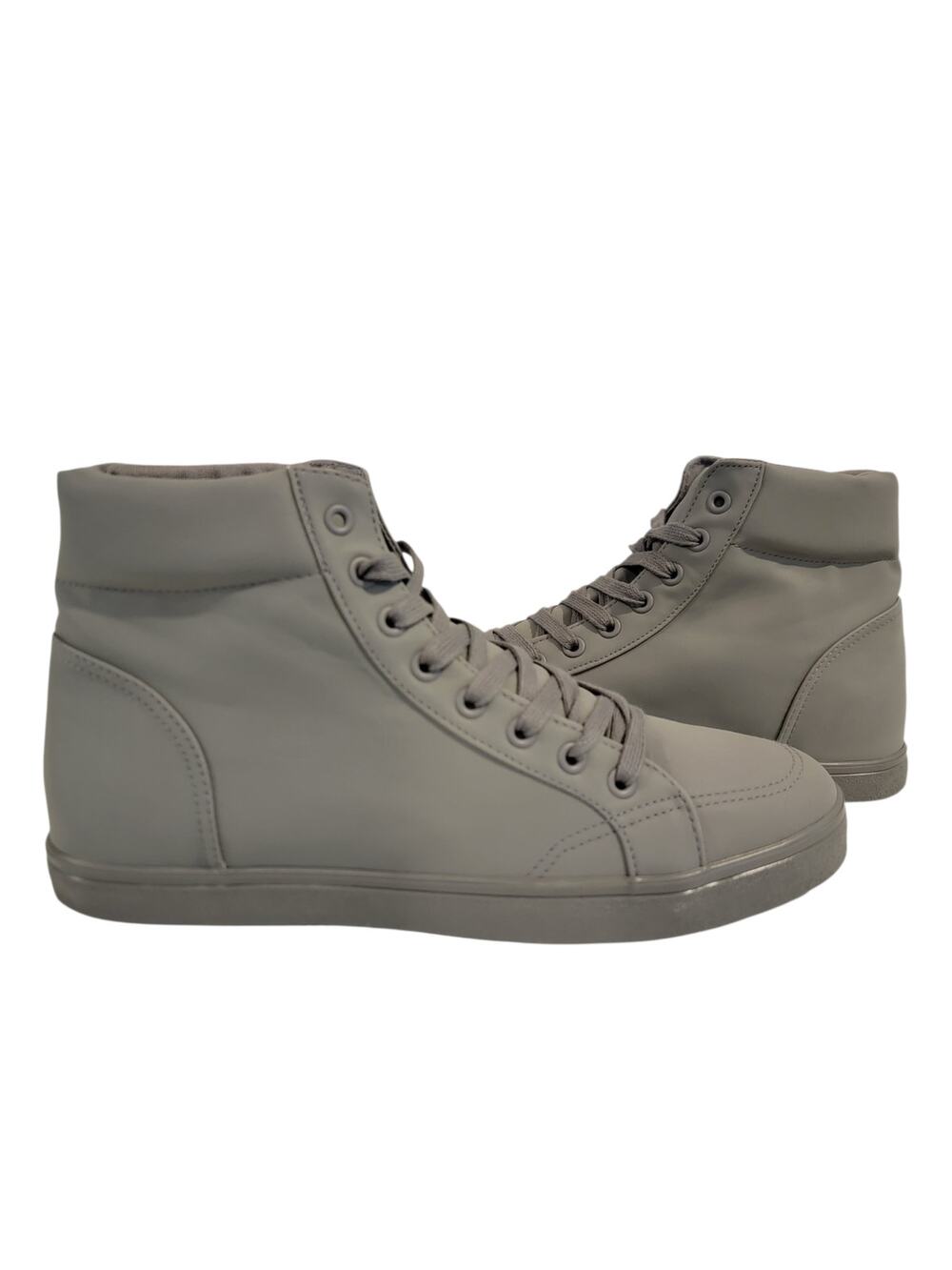ASOS Men's Gray High Top Sneakers Lace Up Casual Shoes US 9 UK 8 (Fits US8) NWOB